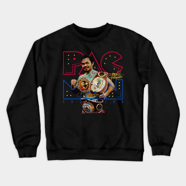 Manny Pacquiao Crewneck Sweatshirt by Juantamad